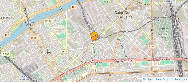 localisation de l'entreprise MONSIEUR SAMIR KEDIHA à SAINT-OUEN-SUR-SEINE