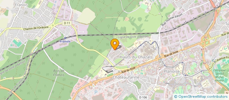 localisation de l'entreprise MONSIEUR SAMIR KHADRAOUI  SERRE-LES-SAPINS