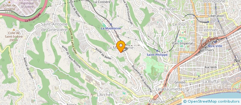 localisation de l'entreprise MONSIEUR SAMIR KHARCHI à NICE