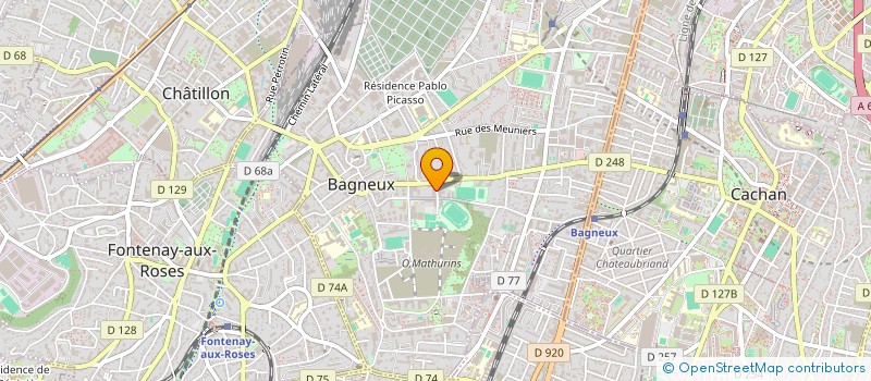 localisation de l'entreprise MONSIEUR SAMIR KHEDDAM à BAGNEUX