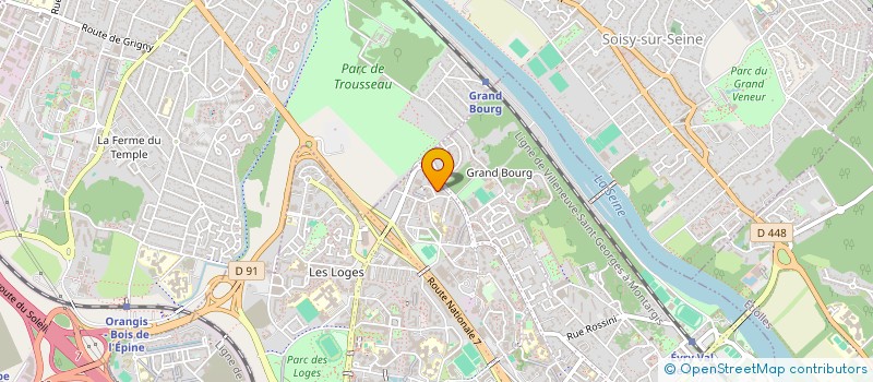 localisation de l'entreprise MONSIEUR SAMIR KHIER  EVRY-COURCOURONNES