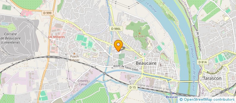 localisation de l'entreprise MONSIEUR SAMIR KHOUYA  BEAUCAIRE