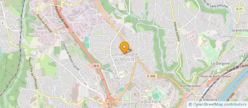 localisation de l'entreprise MONSIEUR SAMIR KRIBI  CHAMPAGNE-AU-MONT-D'OR