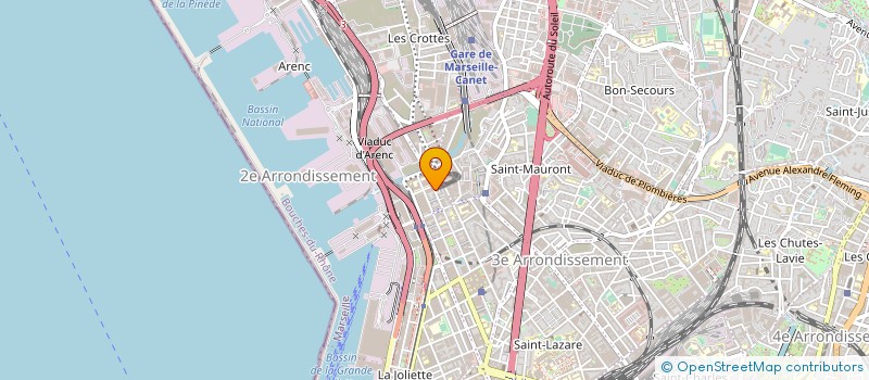 localisation de l'entreprise MONSIEUR SAMIR KRIRECHE à MARSEILLE