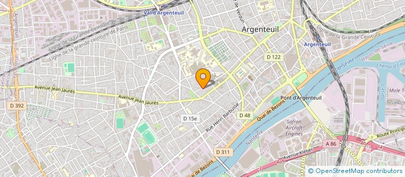 localisation de l'entreprise MONSIEUR SAMIR LACENE  ARGENTEUIL