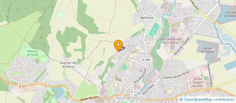 localisation de l'entreprise MONSIEUR SAMIR LAHRACH  PONT-DE-CHERUY