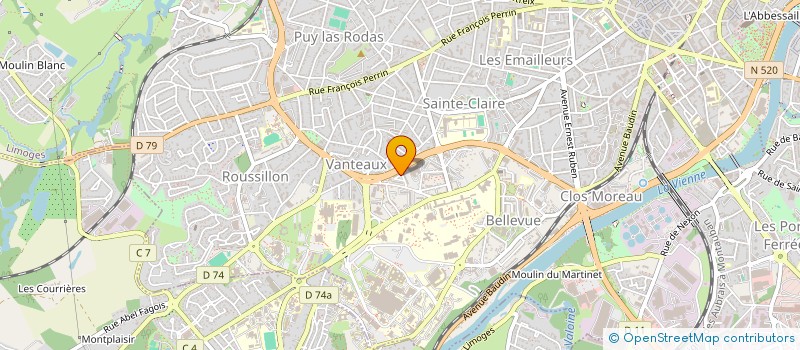 localisation de l'entreprise MONSIEUR SAMIR LAIDI à LIMOGES