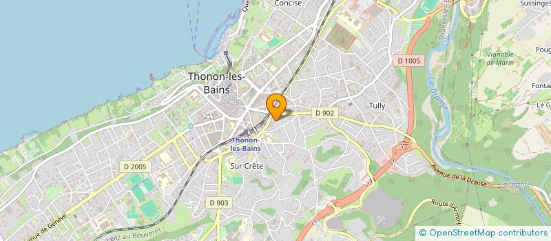 localisation de l'entreprise MONSIEUR SAMIR LAKHAL  THONON-LES-BAINS