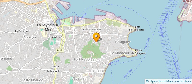 localisation de l'entreprise MONSIEUR SAMIR LARBAOUI  LA SEYNE-SUR-MER