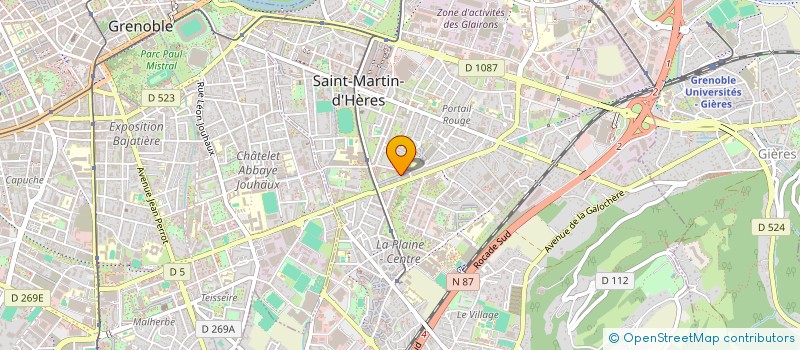 localisation de l'entreprise MONSIEUR SAMIR LARIAK  SAINT-MARTIN-D'HERES