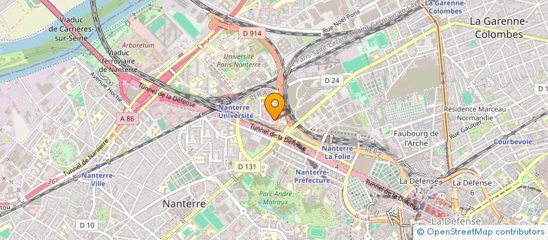 localisation de l'entreprise MONSIEUR SAMIR LBAI  NANTERRE