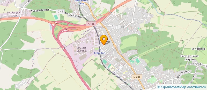 localisation de l'entreprise MONSIEUR SAMIR LEHAM  FREPILLON