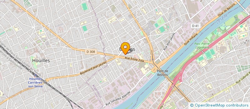 localisation de l'entreprise MONSIEUR SAMIR MAHIOU  BEZONS