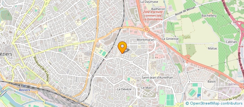 localisation de l'entreprise MONSIEUR SAMIR MAKHLOUF  BEZIERS