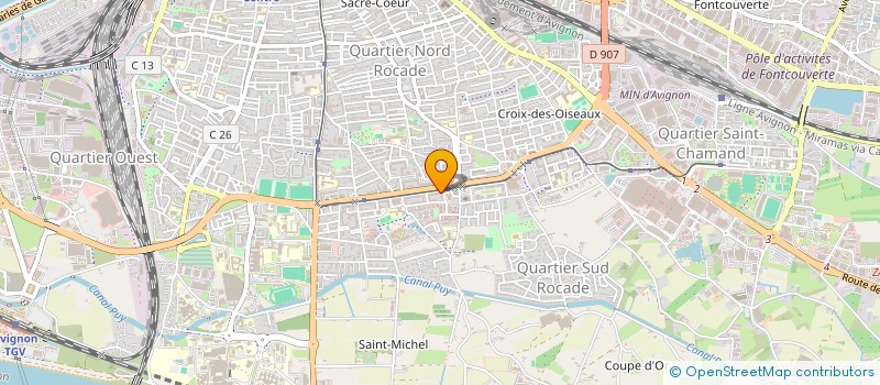 localisation de l'entreprise MONSIEUR SAMIR MAKRANI  AVIGNON