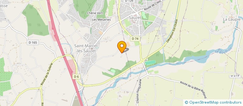 localisation de l'entreprise MONSIEUR SAMIR MANKOUR  SAINT-MARCEL-LES-SAUZET