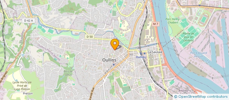 localisation de l'entreprise MONSIEUR SAMIR MANSOURI  OULLINS-PIERRE-BENITE