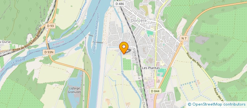 localisation de l'entreprise MONSIEUR SAMIR MARGOUM  DONZERE