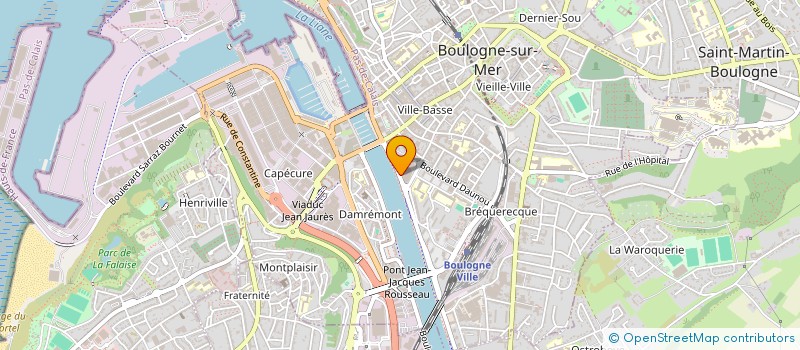 localisation de l'entreprise MONSIEUR SAMIR MAZOUZI  BOULOGNE-SUR-MER