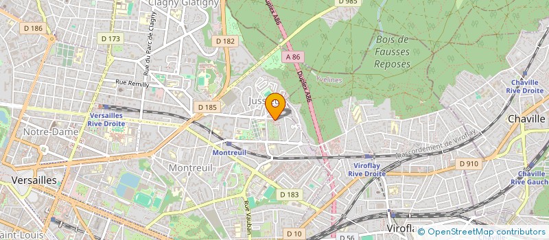 localisation de l'entreprise MONSIEUR SAMIR MEGHEZZI à VERSAILLES