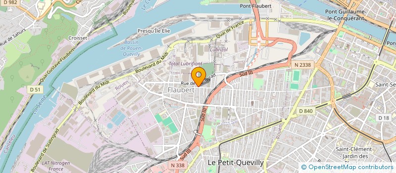 localisation de l'entreprise MONSIEUR SAMIR MEHEDEBI  LE GRAND-QUEVILLY