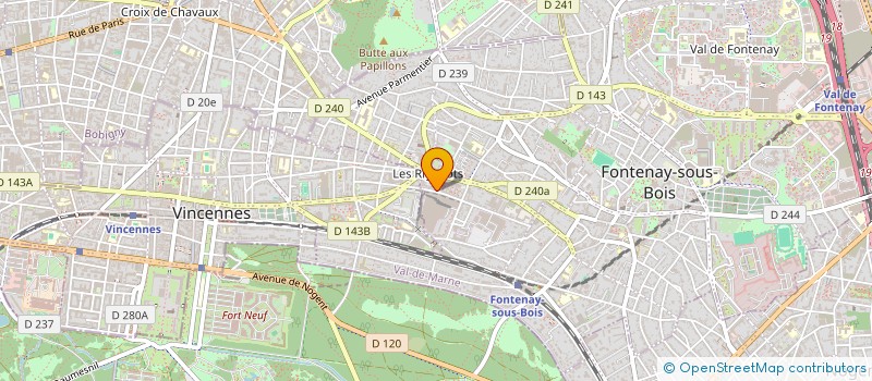 localisation de l'entreprise MONSIEUR SAMIR MENACER à FONTENAY-SOUS-BOIS