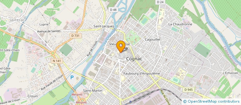 localisation de l'entreprise MONSIEUR SAMIR MENDJEL à COGNAC