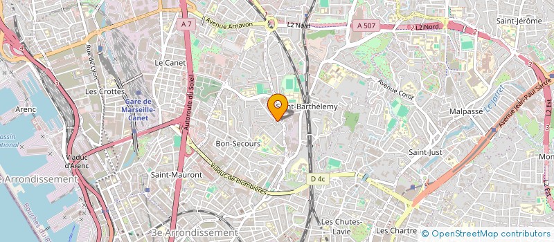 localisation de l'entreprise MONSIEUR SAMIR MERNIZ à MARSEILLE