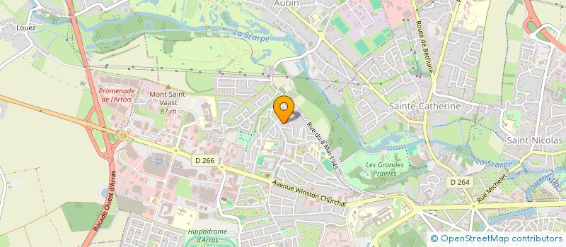 localisation de l'entreprise MONSIEUR SAMIR MEROUANE à ARRAS
