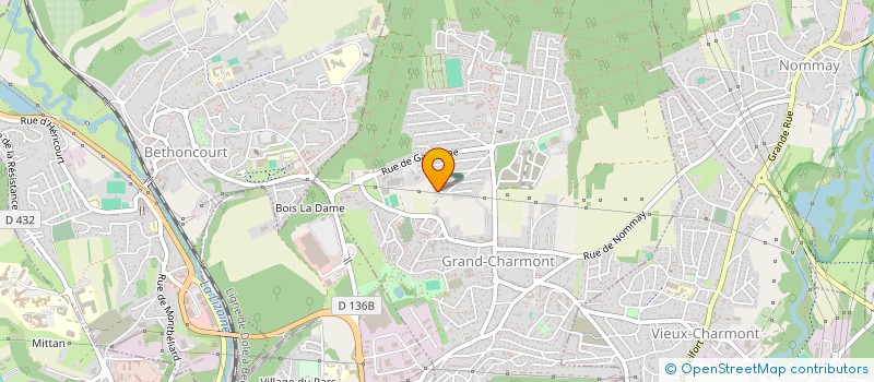 localisation de l'entreprise MONSIEUR SAMIR MESSAAD  GRAND-CHARMONT