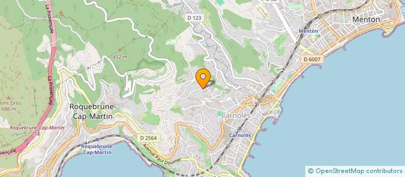 localisation de l'entreprise MONSIEUR SAMIR MHIMDAN  ROQUEBRUNE-CAP-MARTIN