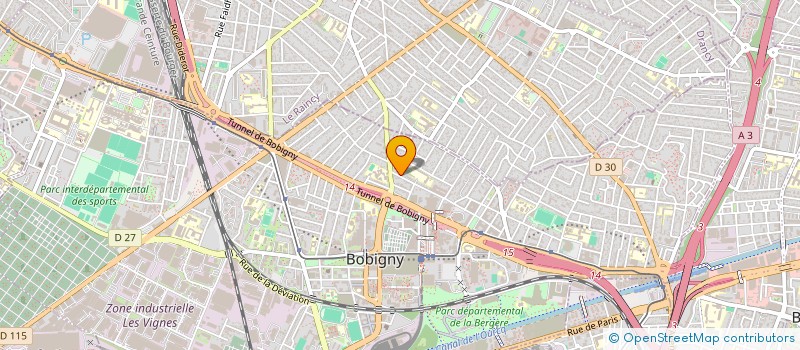 localisation de l'entreprise MONSIEUR SAMIR MINNE GUERROUDJ  BOBIGNY