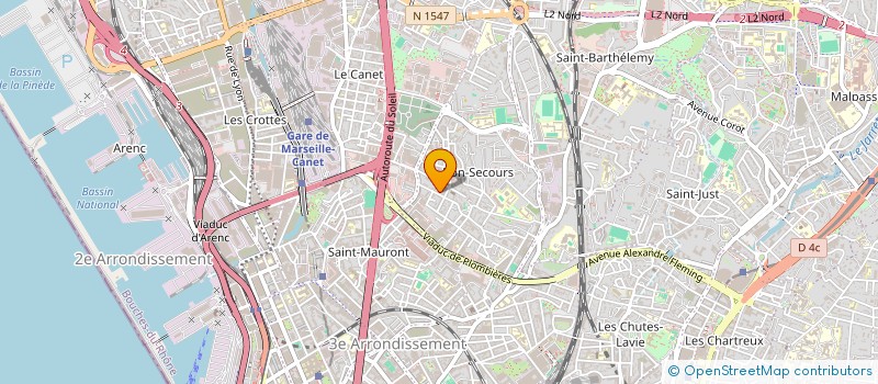 localisation de l'entreprise MONSIEUR SAMIR MOKADDEM à MARSEILLE