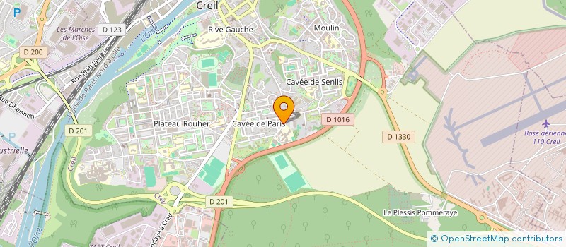 localisation de l'entreprise MONSIEUR SAMIR MOKRANE  CREIL