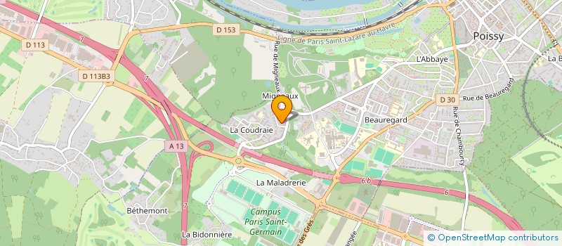 localisation de l'entreprise MONSIEUR SAMIR MOUCER  POISSY