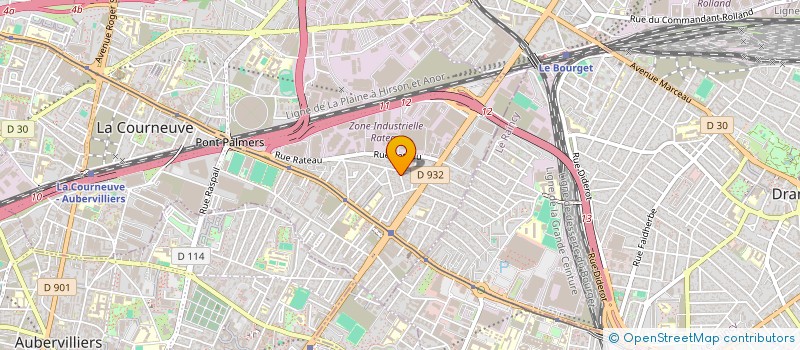 localisation de l'entreprise MONSIEUR SAMIR MOUFFOK à LA COURNEUVE