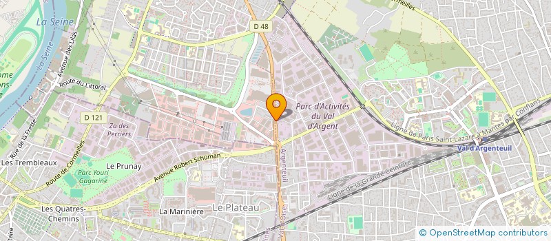 localisation de l'entreprise MONSIEUR SAMIR MOUHEB  ARGENTEUIL