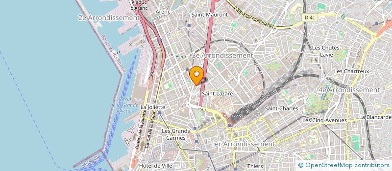 localisation de l'entreprise MONSIEUR SAMIR MOUSSAOUI  MARSEILLE