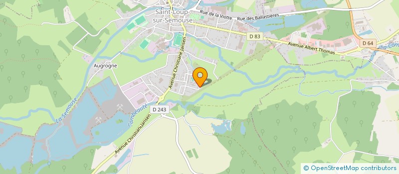 localisation de l'entreprise MONSIEUR SAMIR MOUSTAINE  SAINT-LOUP-SUR-SEMOUSE