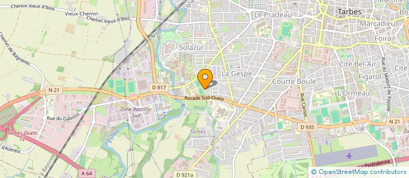 localisation de l'entreprise MONSIEUR SAMIR MUSAYEV  TARBES