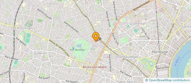 localisation de l'entreprise MONSIEUR SAMIR MZOUGHI  LE BOUSCAT