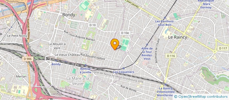 localisation de l'entreprise MONSIEUR SAMIR NAGHAR  BONDY