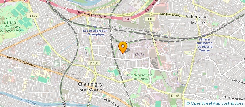 localisation de l'entreprise MONSIEUR SAMIR NAIT-KACI à CHAMPIGNY-SUR-MARNE