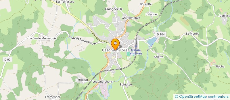 localisation de l'entreprise MONSIEUR SAMIR NOUFEL  USSON-EN-FOREZ