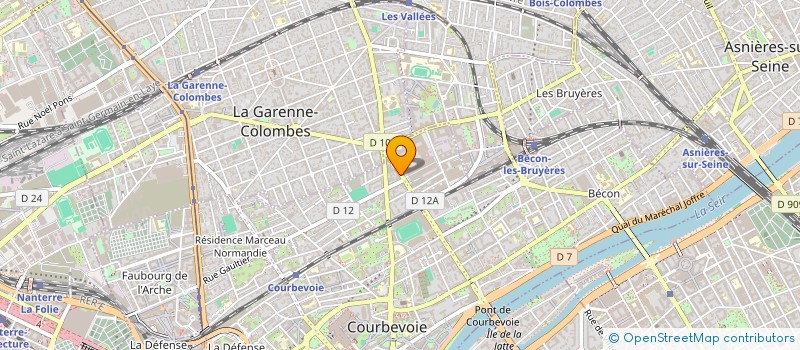 localisation de l'entreprise MONSIEUR SAMIR OUMELLAL à COURBEVOIE