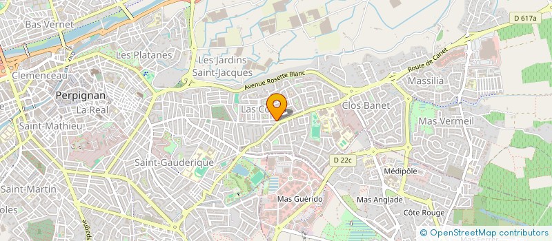 localisation de l'entreprise MONSIEUR SAMIR OUSSADI  PERPIGNAN