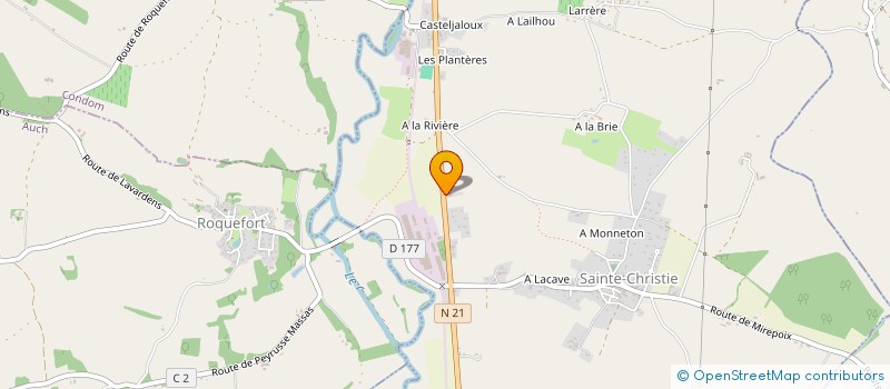 localisation de l'entreprise MONSIEUR SAMIR OUSSENI  SAINTE-CHRISTIE