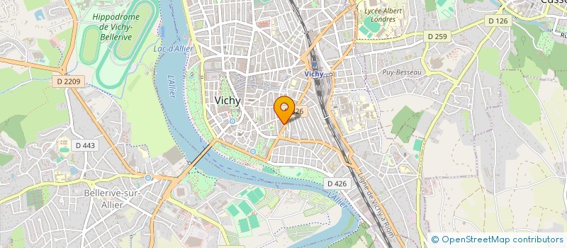 localisation de l'entreprise MONSIEUR SAMIR OUTTAR à VICHY