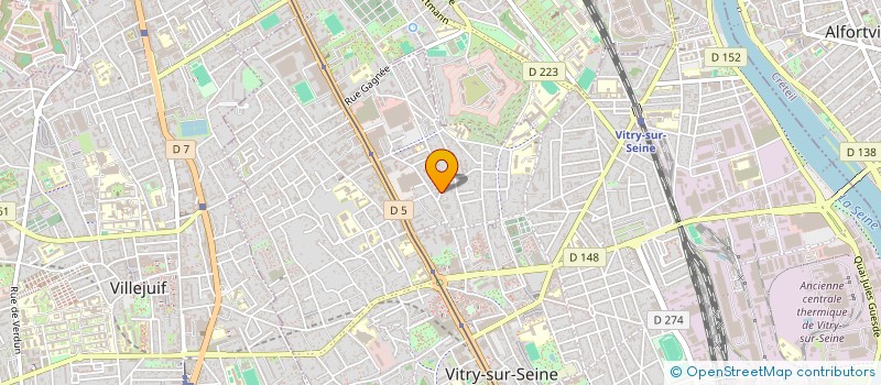 localisation de l'entreprise MONSIEUR SAMIR PETRACHE  VITRY-SUR-SEINE