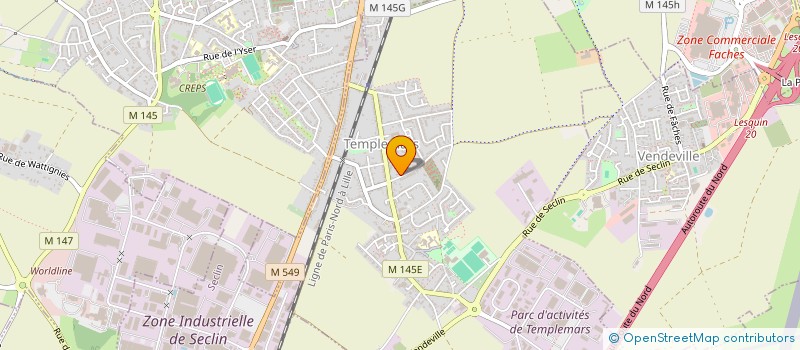 localisation de l'entreprise MONSIEUR SAMIR RACHID  TEMPLEMARS